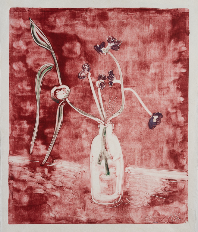 Bottle Vase, 1984print 12" x 10"paper 15" x 11"