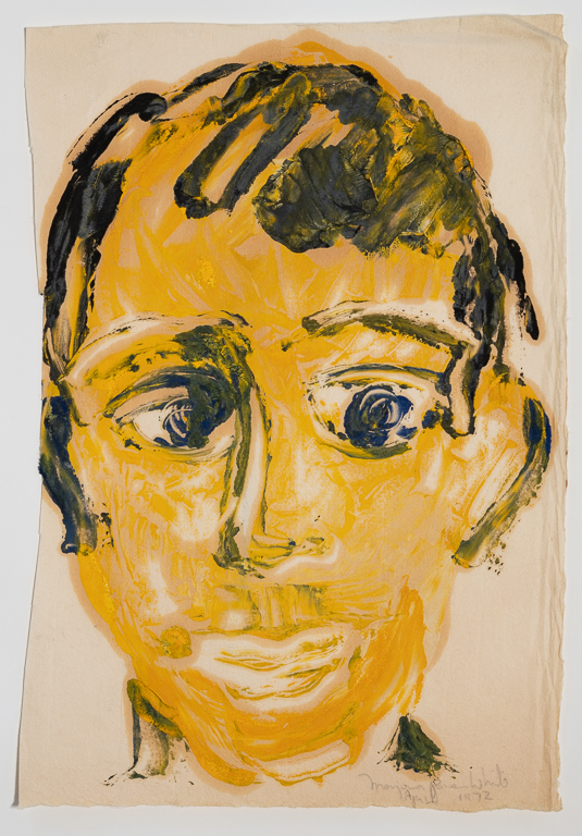 Yellow Portrait, April 19729.5" x 8.25"