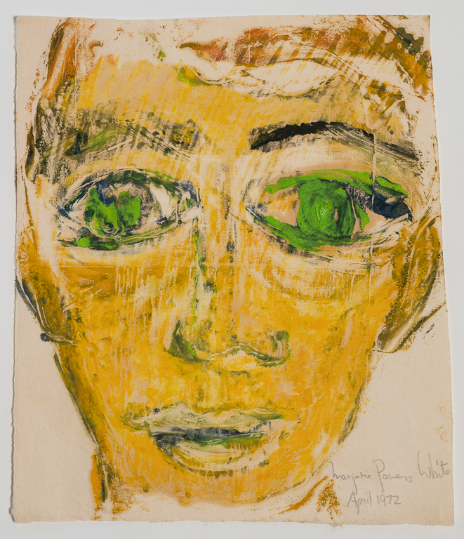 Green Eyed Portrait, April 19729.5" x 8.25"