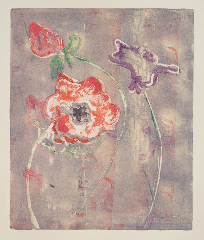 Flowers, 1989print 12" x 10"paper 19" x 13"