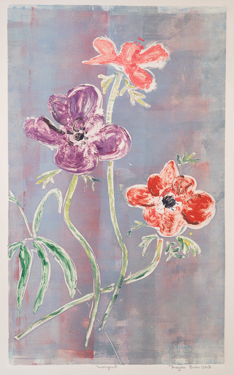 Flowers, 1984print 20" x 12"paper 22.5" x 15"